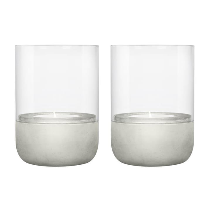 Calma ljuslykta Ø7 cm 2-pack, Light grey blomus