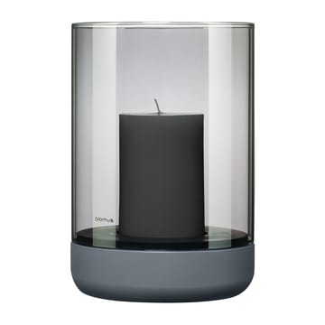 Calma stormlykta med blockljus Ø15 cm - Gray-smoke - blomus