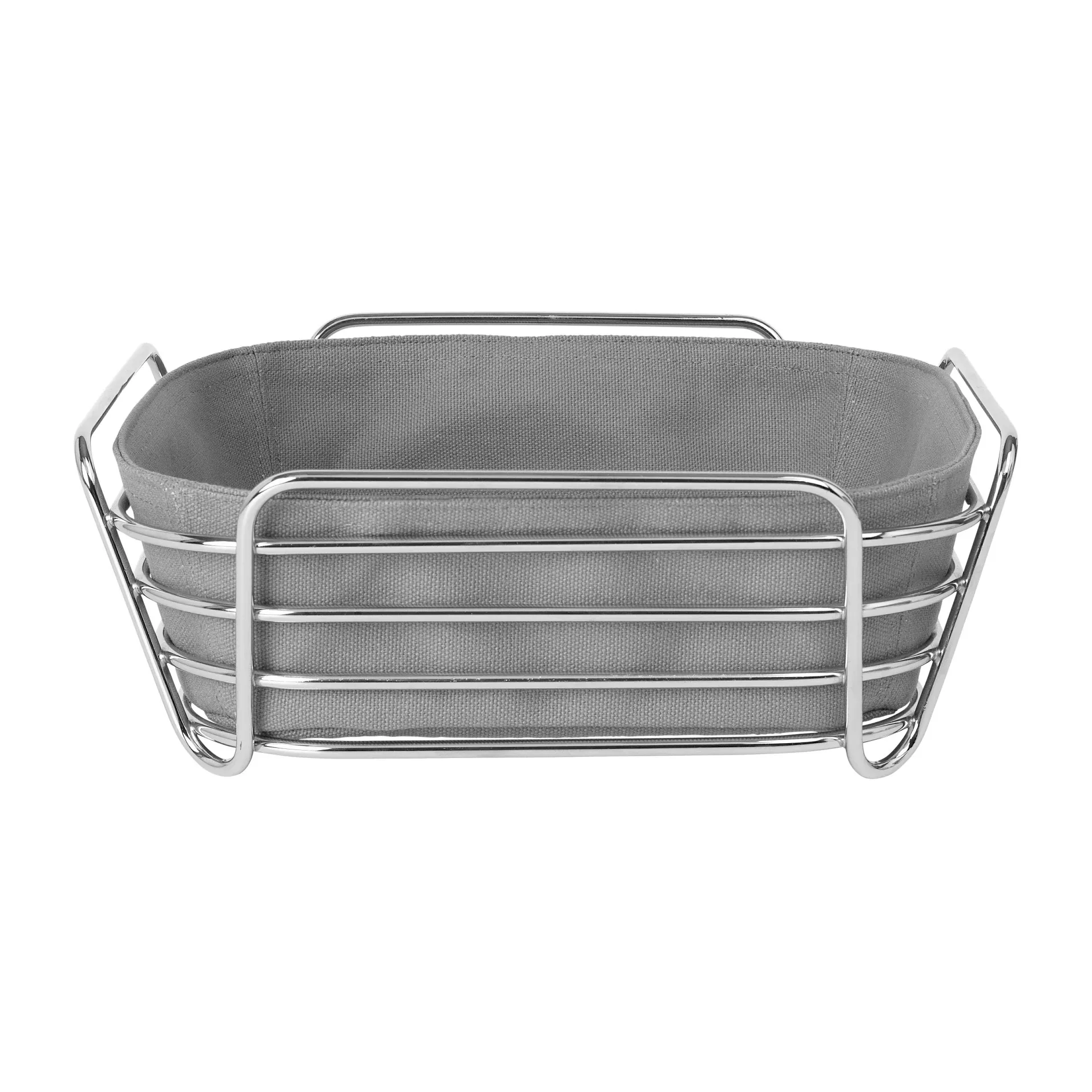 Delara brödkorg 25x25 cm, Taupe blomus