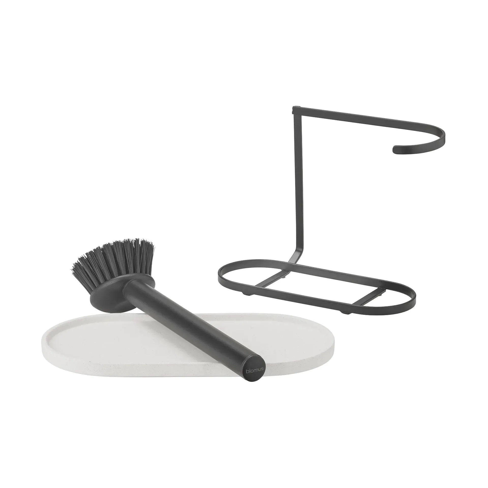 Dhuva diskborst- och tvålhållare, Lily White blomus