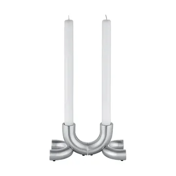 Doodle ljusstake 2-pack - Matt rostfritt stål - blomus