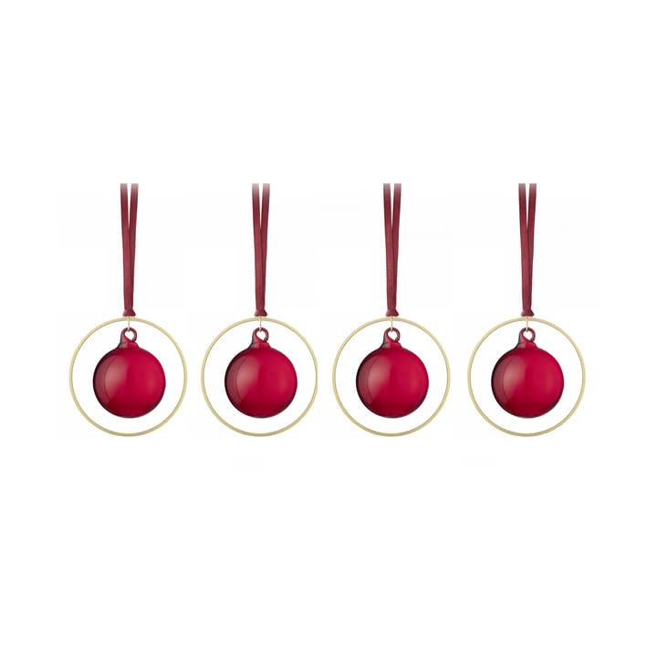 KITAI julgranskula 8,5 cm 4-pack, Port blomus