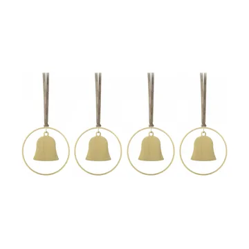 KITAI julhänge 8,5 cm 4-pack - Bells - blomus