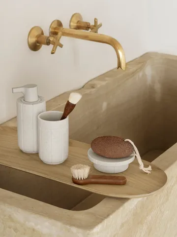 Kua tandborstmugg - Moonbeam, Ø7x11 cm - blomus