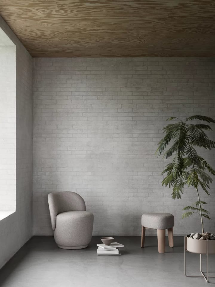 Kuon fåtölj med snurrfunktion, Socia desert blomus