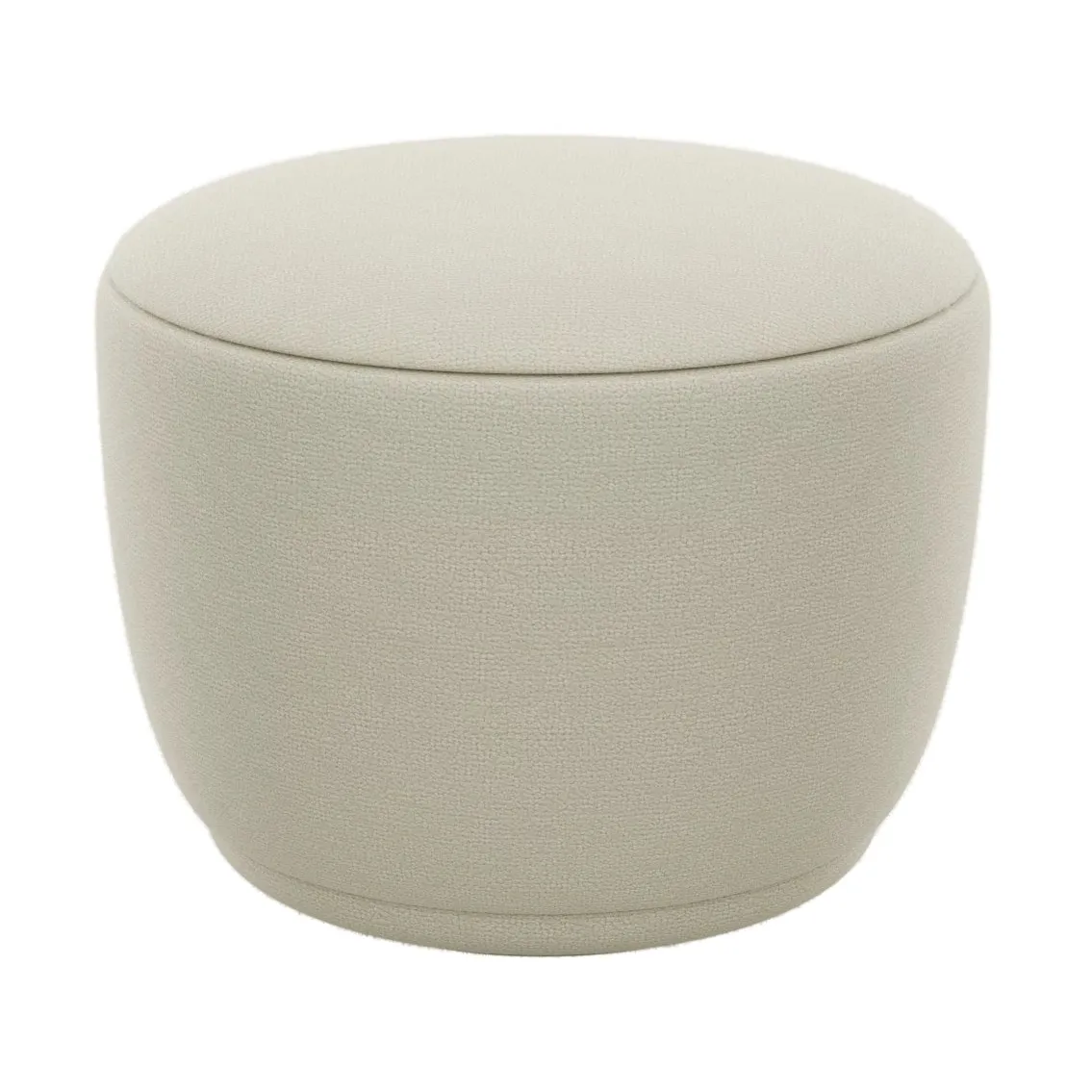 Kuon sittpuff Ø48x45 cm, Boucla beige blomus