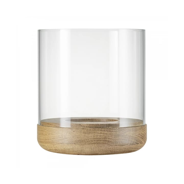 Lanto lanterna ljuslykta XL Ø26,5 cm - Transparent-oak - Blomus