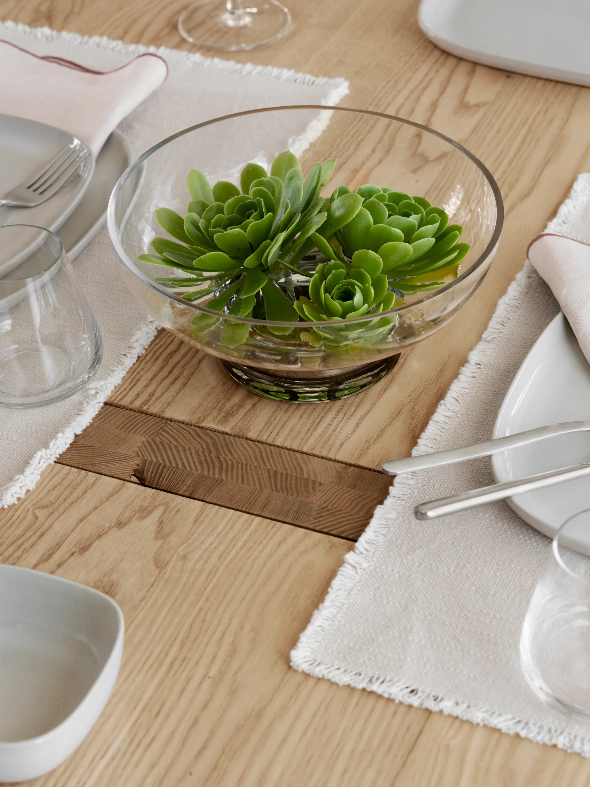 MIYABI vas M Ø23 cm, Clear blomus