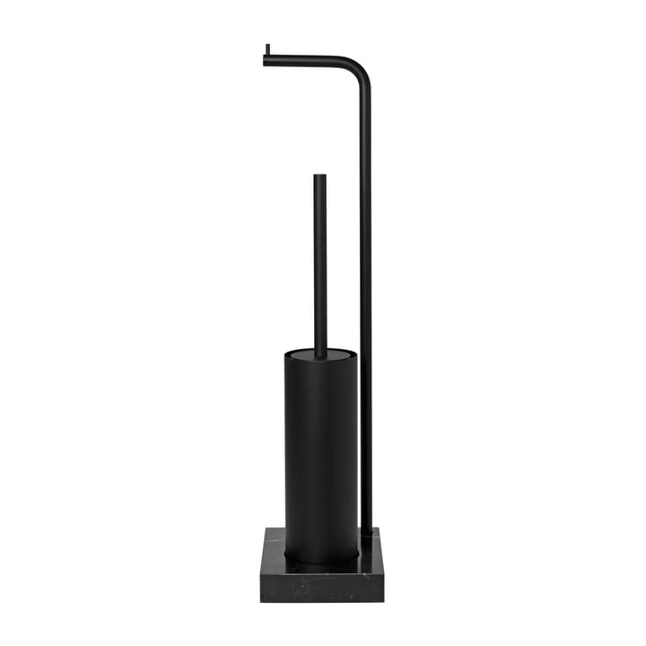 Modo toalettpappershållare och toalettborste - Svart - Blomus