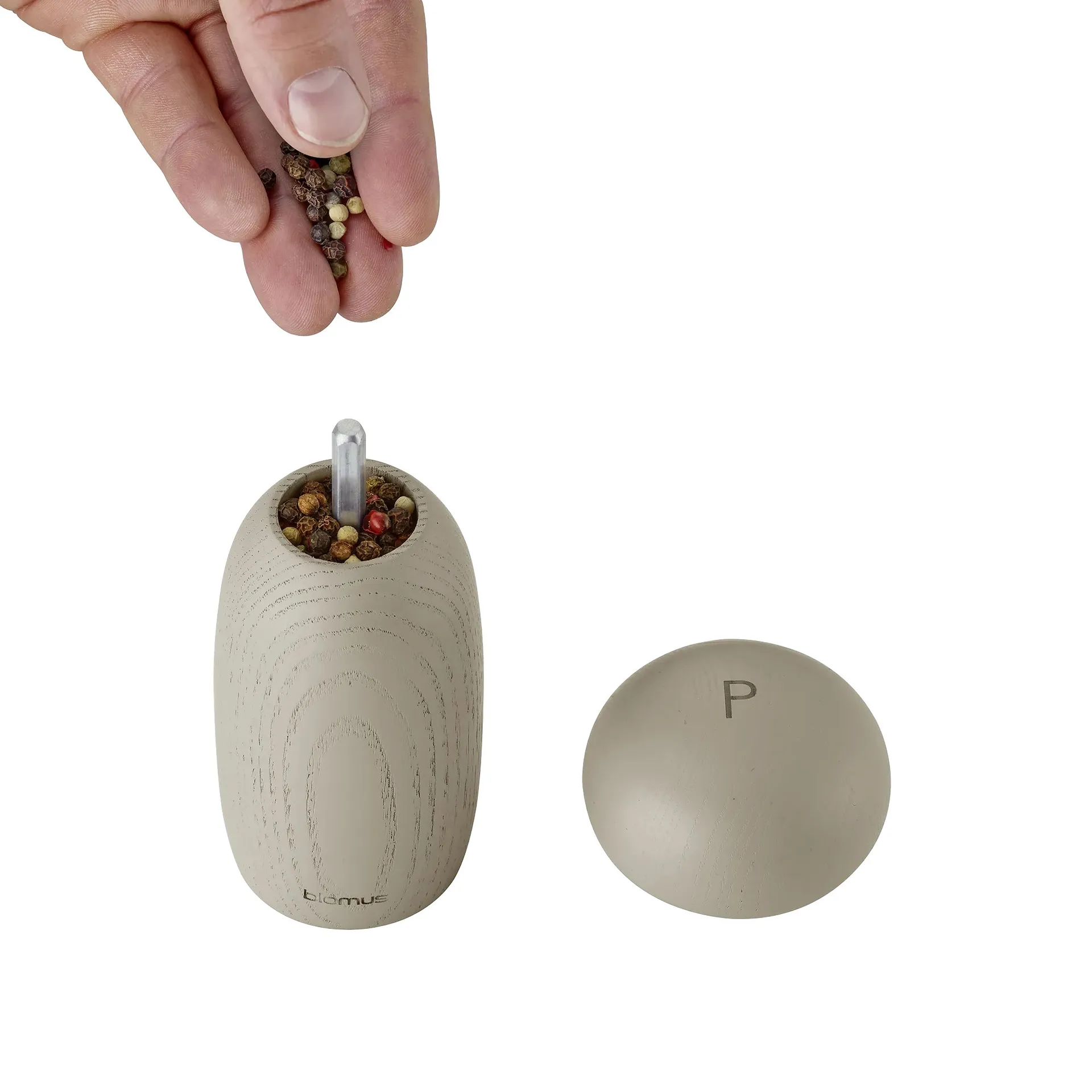 Moli Salt- och pepparkvarsset 13 cm, Moonbeam blomus