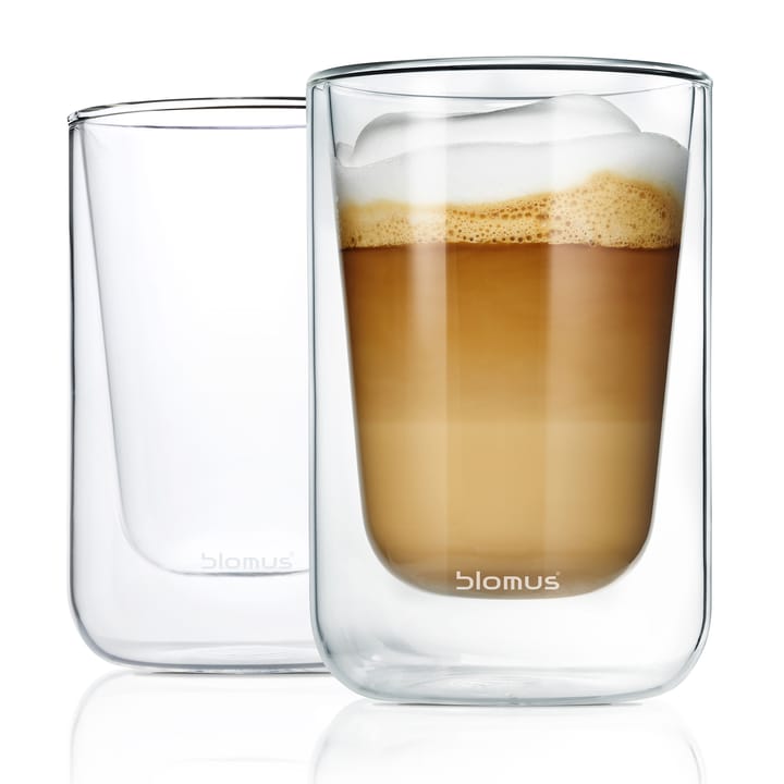 Nero isolerande cappucinoglas 2-pack - Klar - Blomus