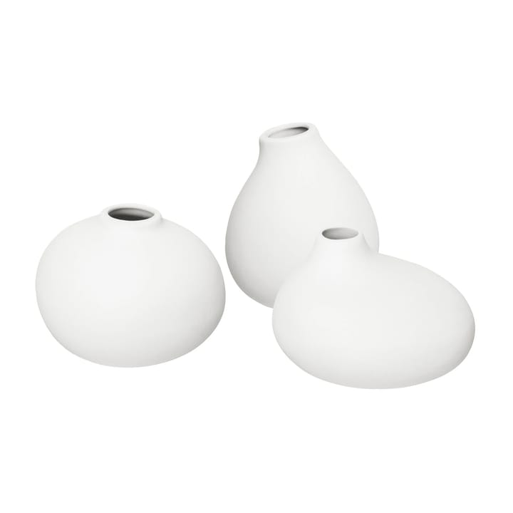 Nona vas 3-pack - White - blomus