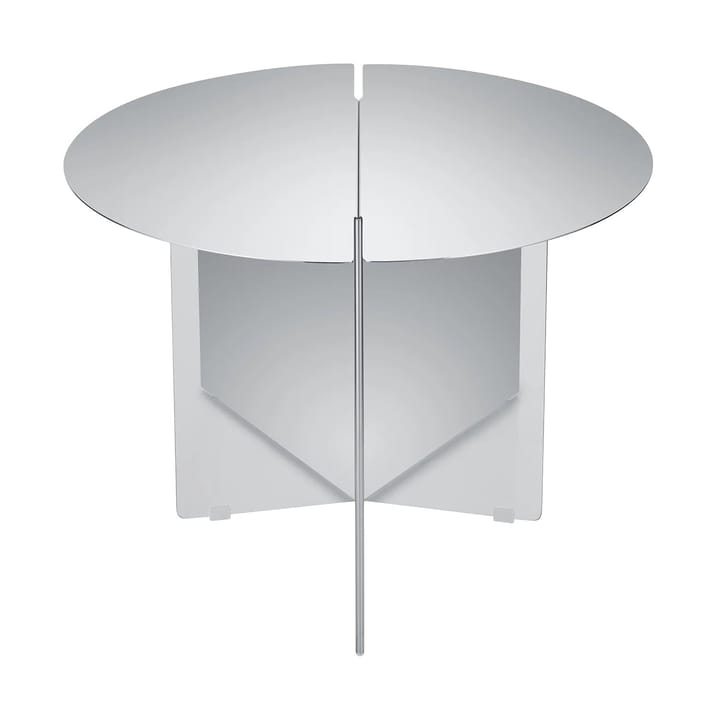 ORU sidobord M Ø50 cm, Polerat rostfritt stål blomus