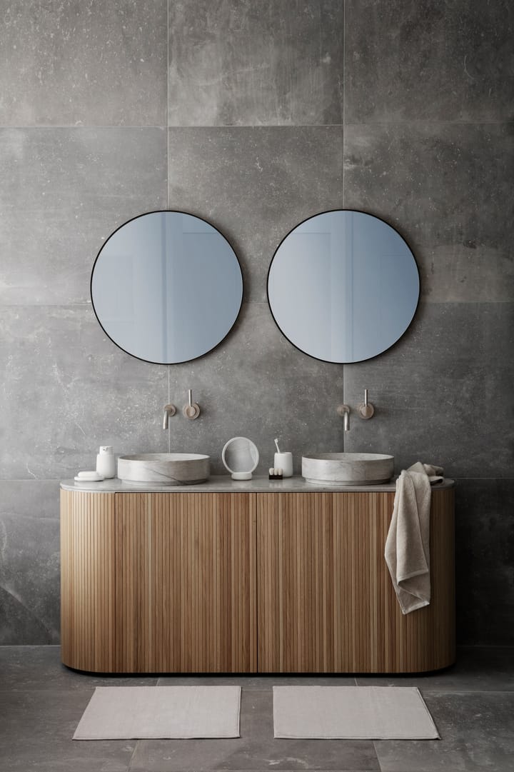Sono Vanity bordsspegel Ø17 cm, Vit blomus