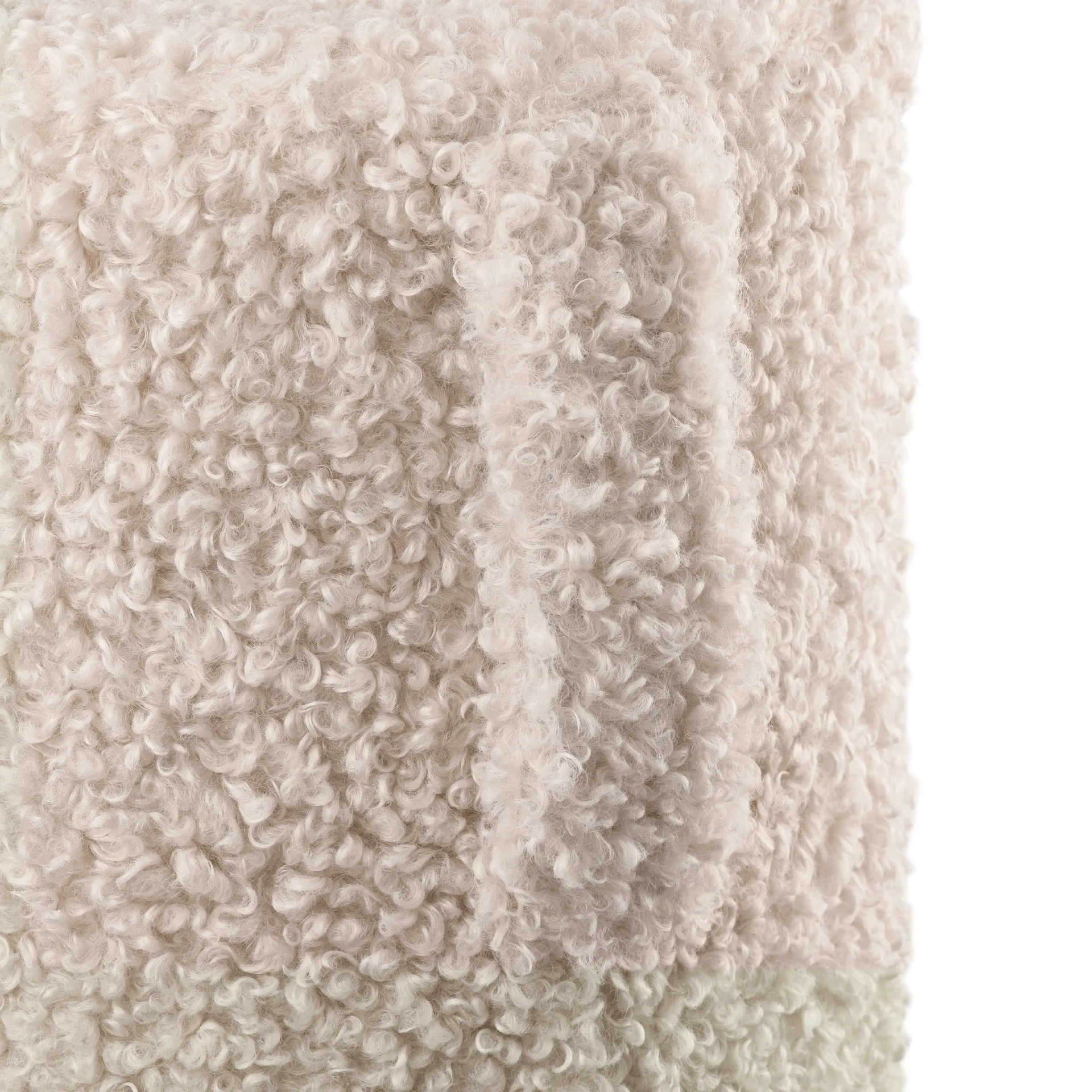 Teddy sittpuff, Moonbeam, Ø35x40 cm blomus