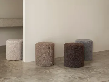 Teddy sittpuff - Sharkskin, Ø35x40 cm - blomus