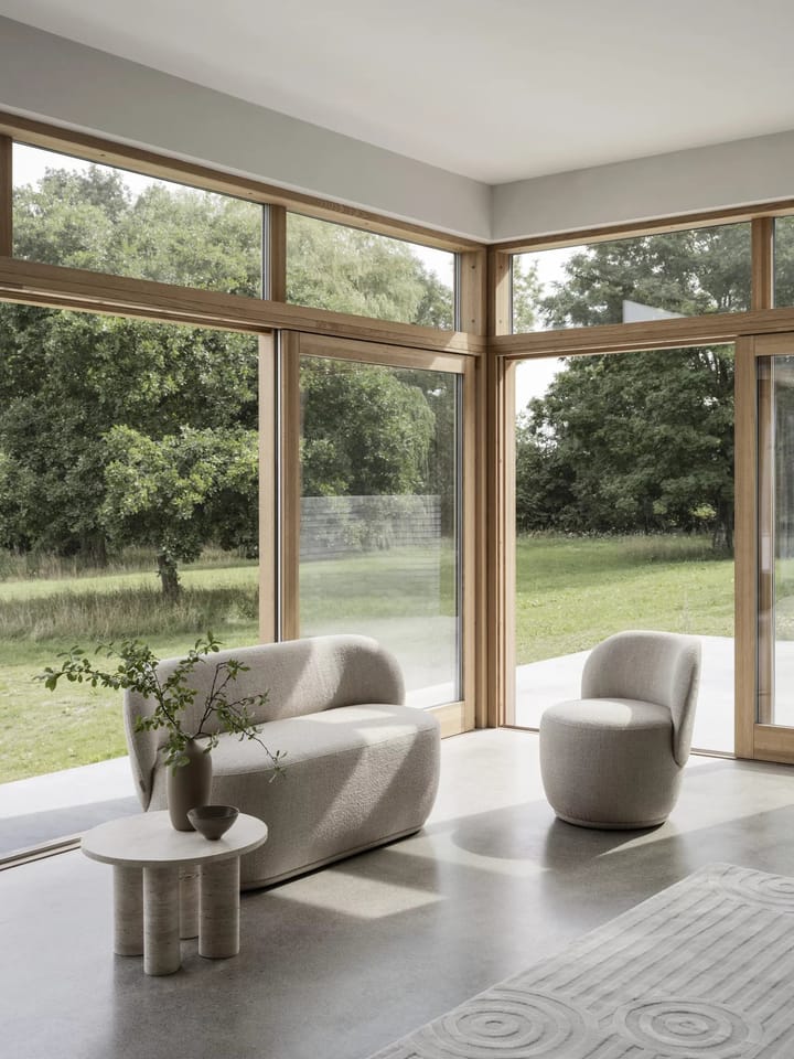 Uzu matta S 140x200 cm, Beige blomus