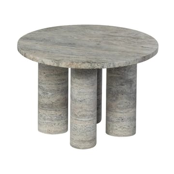 Volos sidobord S Ø52 cm - Silver Travertine - blomus