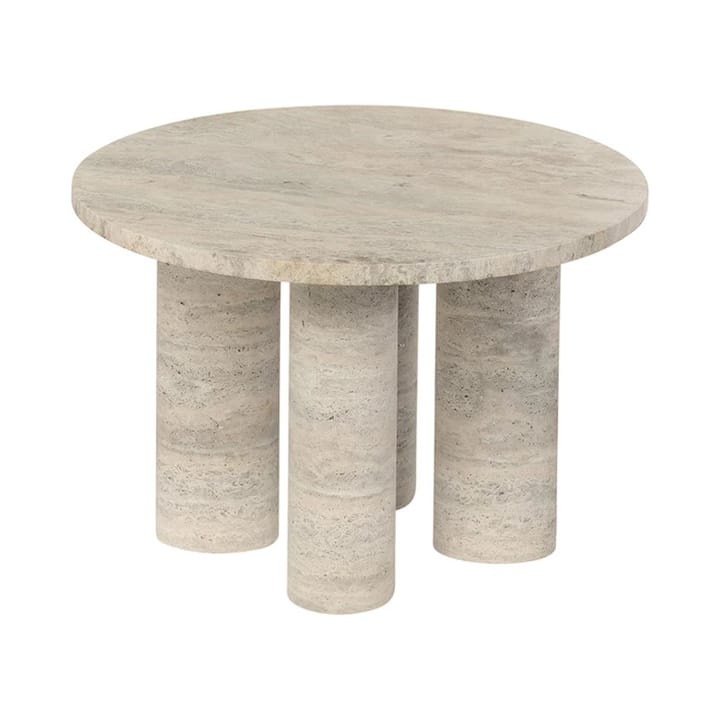 Volos sidobord S Ø52 cm - Travertine - Blomus