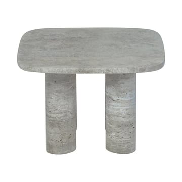 Volos sidobord S 52x52 cm - Silver Travertine - blomus