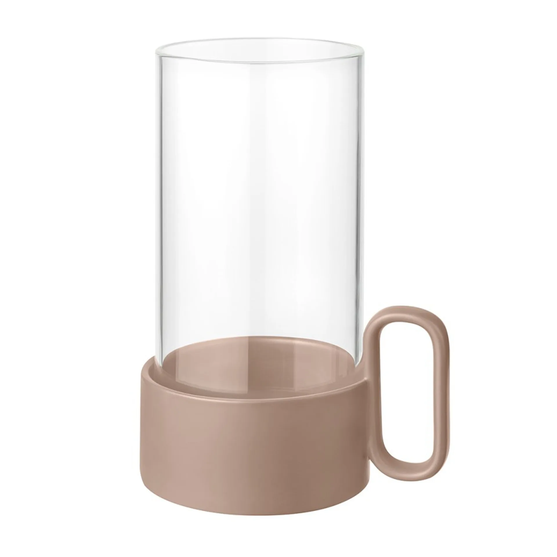 Yuragi stormlykta 21 cm, Terracotta blomus