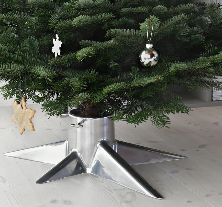 Julgransfot, Polerad aluminium Born In Sweden