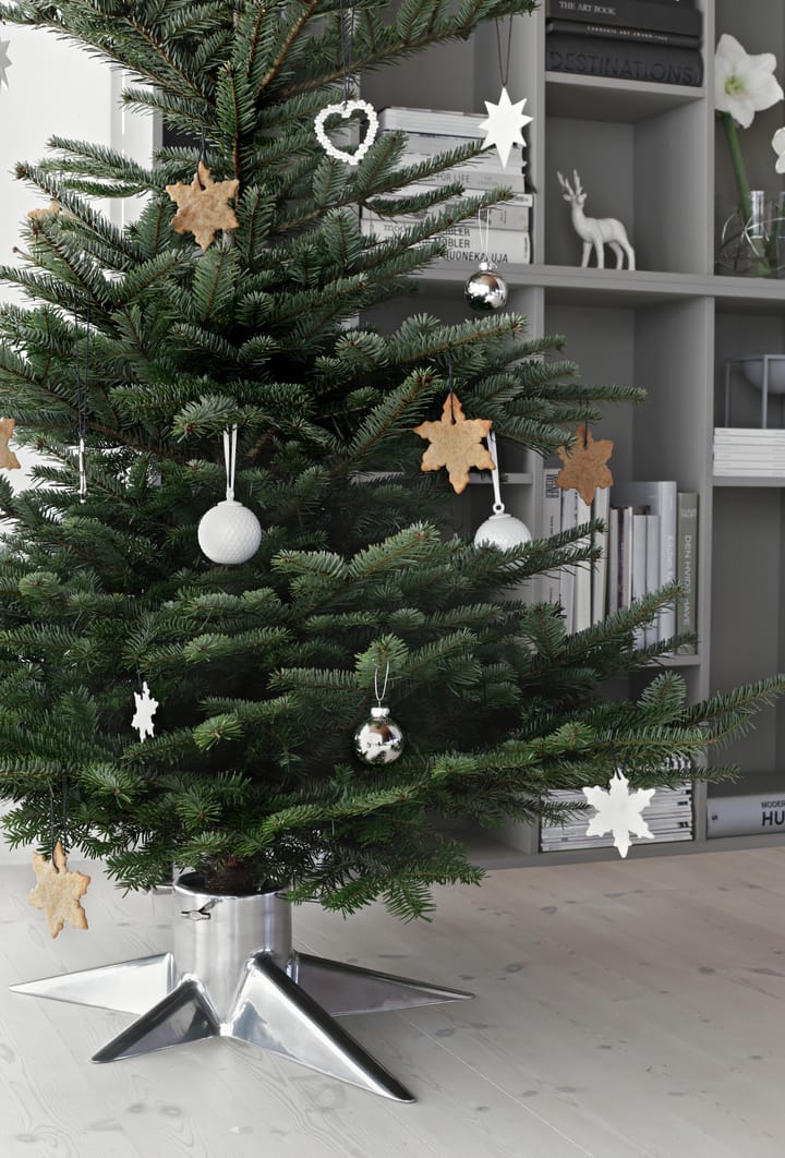 Julgransfot, Polerad aluminium Born In Sweden
