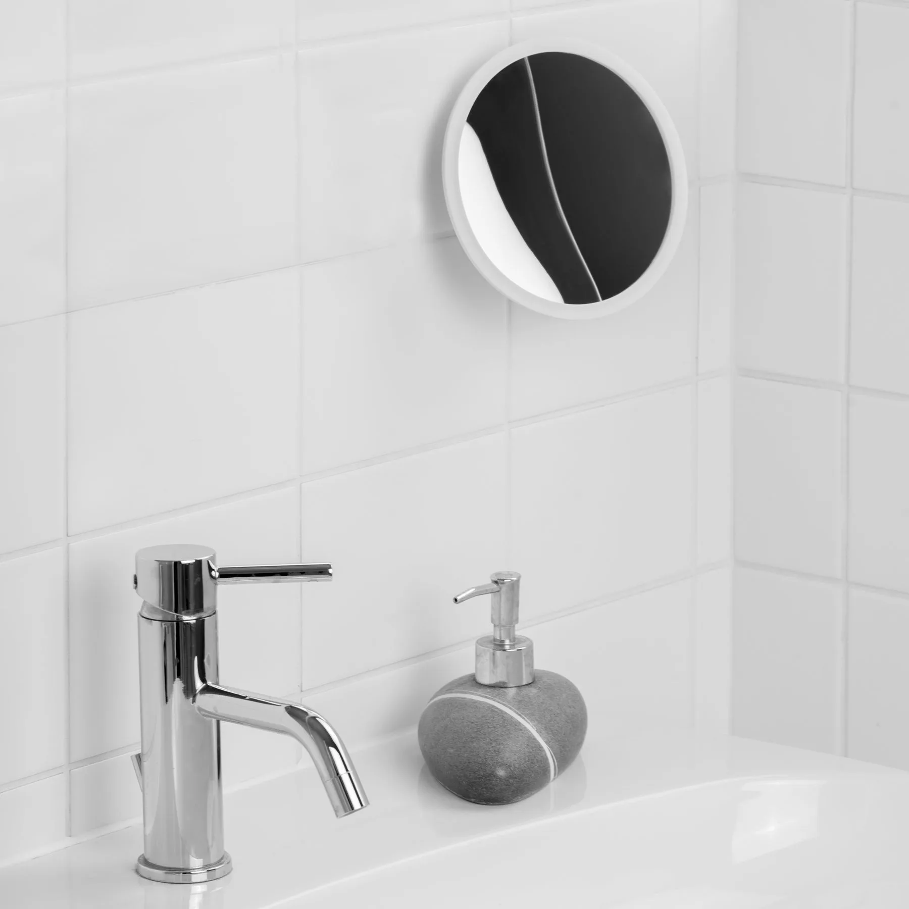 AirMirror sminkspegel x10 löstagbar m. sugpropp, Ø16,5 cm Bosign