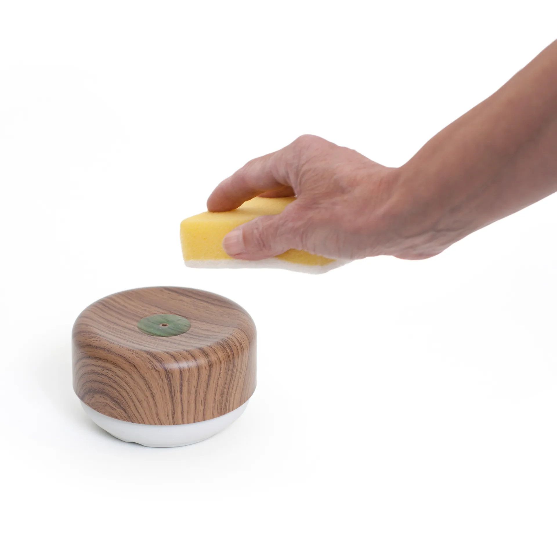 Bosign diskmedelspump, Mörk trädekor Bosign