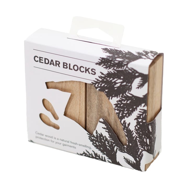 Bosign doftblock i vit cederträ - 4-pack - Bosign