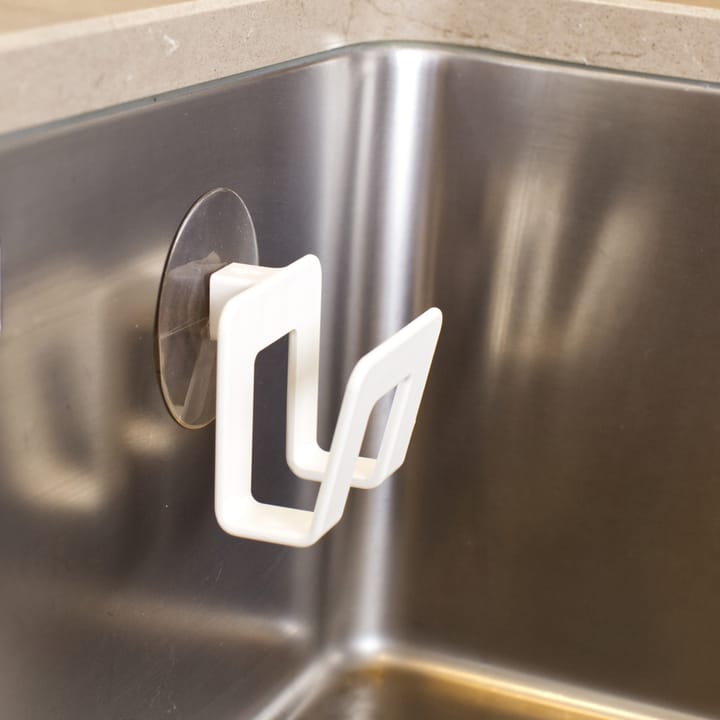 Bosign hållare för disksvamp med sugpropp, Vit Bosign