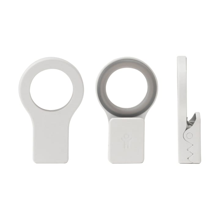 Bosign Loop clips för kökshandduk 2-pack, Vit Bosign