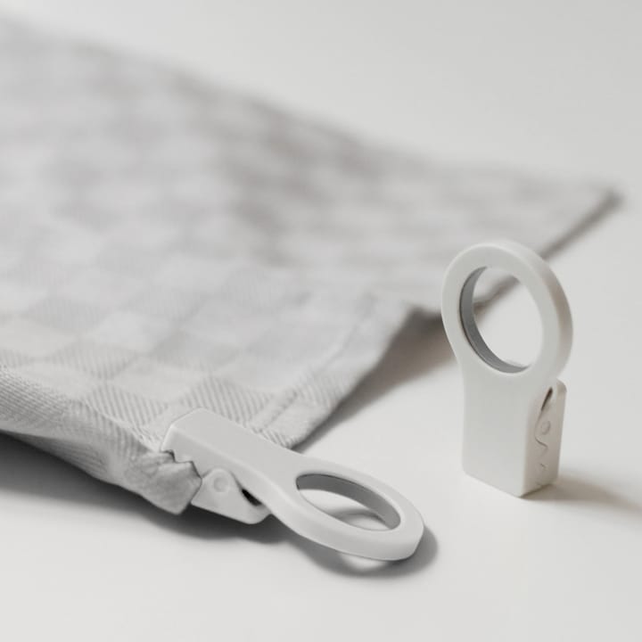 Bosign Loop clips för kökshandduk 2-pack, Vit Bosign