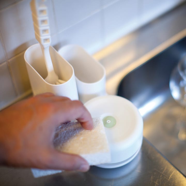 Diskmedelspump med förvaringsställ large, Vit Bosign