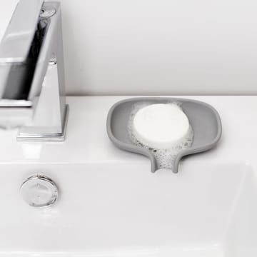 Soap Saver Flow tvålfat med avrinningspip small - Grå - Bosign
