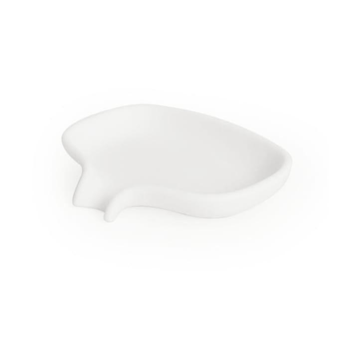Soap Saver Flow tvålfat med avrinningspip small - Vit - Bosign