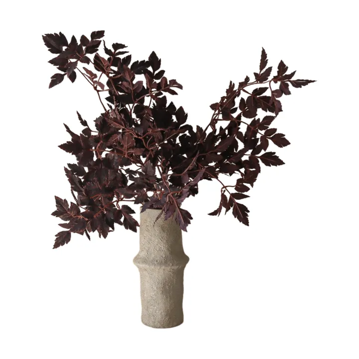 Burgundy Plum Leaves konstgjord bukett - 85 cm, 4 st - Botané