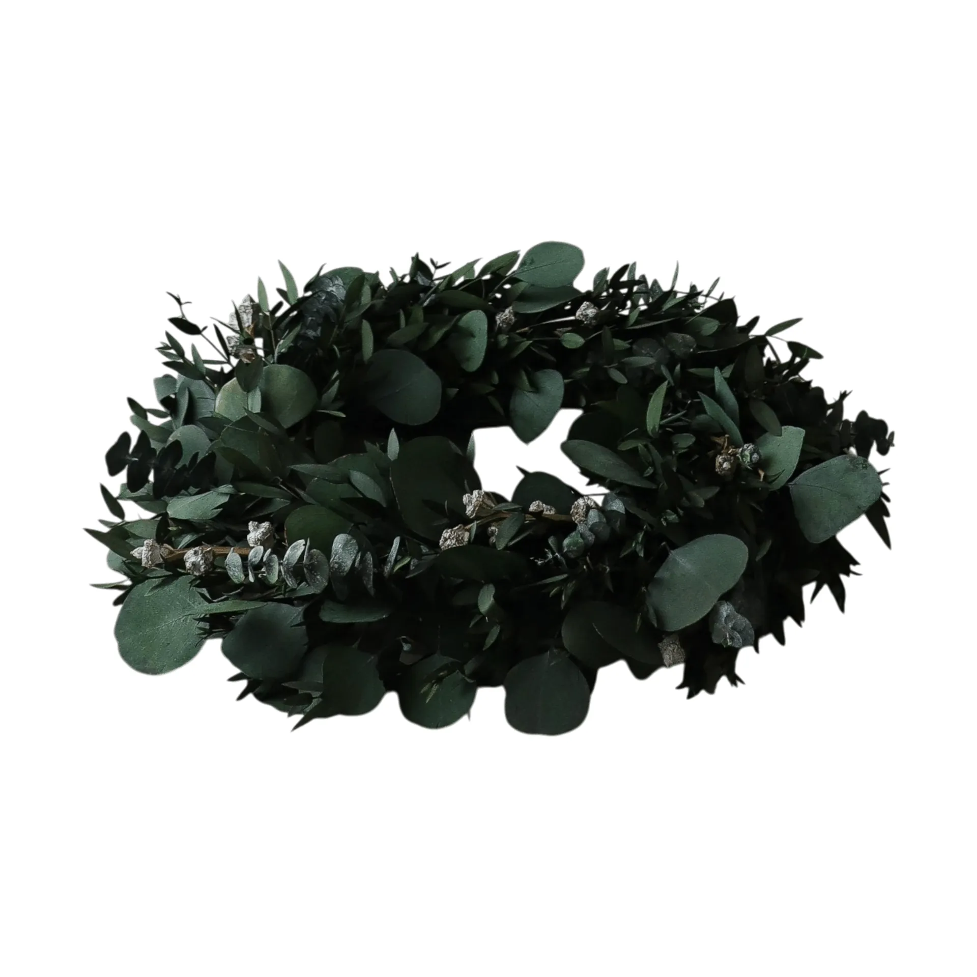 Eucalyptus Wreath krans, Green mixed, Ø40 cm Botané