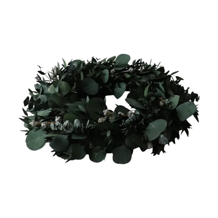 Eucalyptus Wreath krans - Green mixed, Ø40 cm - Botané