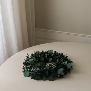 Eucalyptus Wreath krans - Green mixed, Ø40 cm - Botané