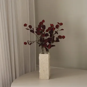 Eukalyptus konstgjord kvist - Burgundy, 84 cm - Botané