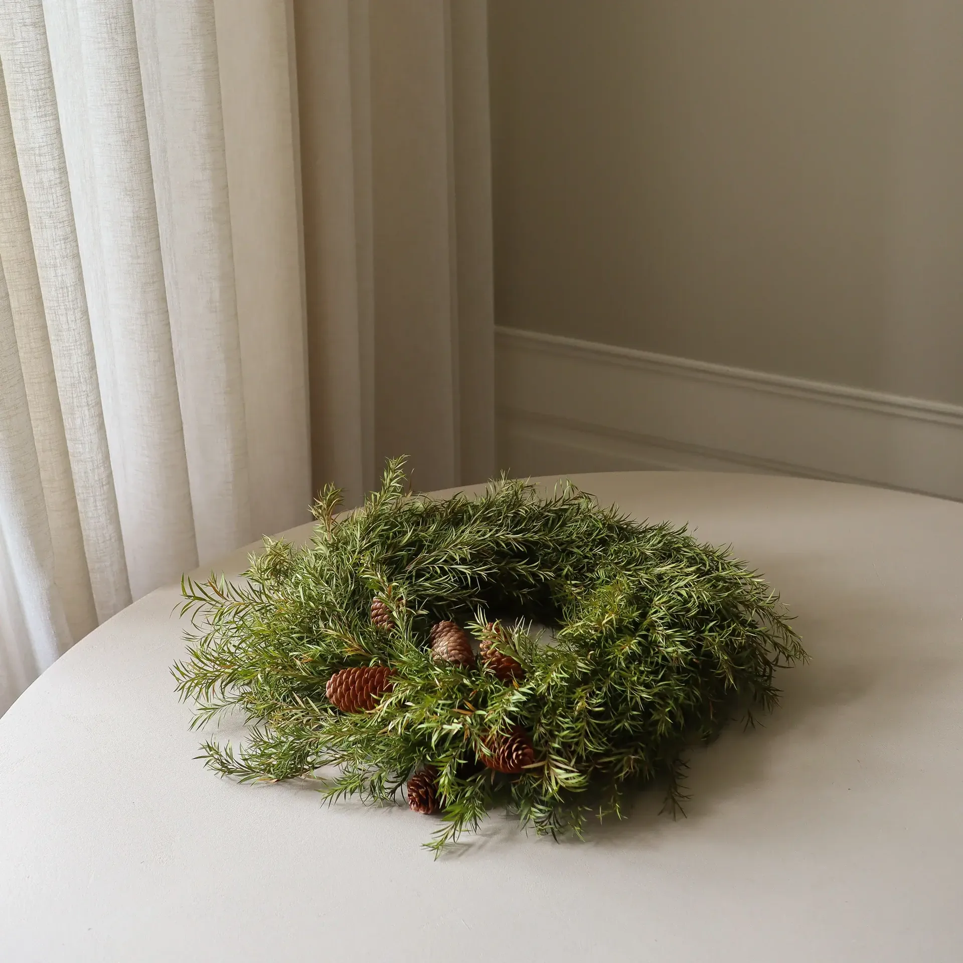 Evergreen Pine Wreath krans, Granris, Ø40 cm Botané