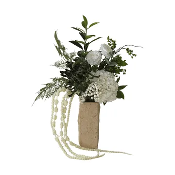 Green veil konstgjord bukett - Ranunkel, hortensia, amarant, 85 cm - Botané