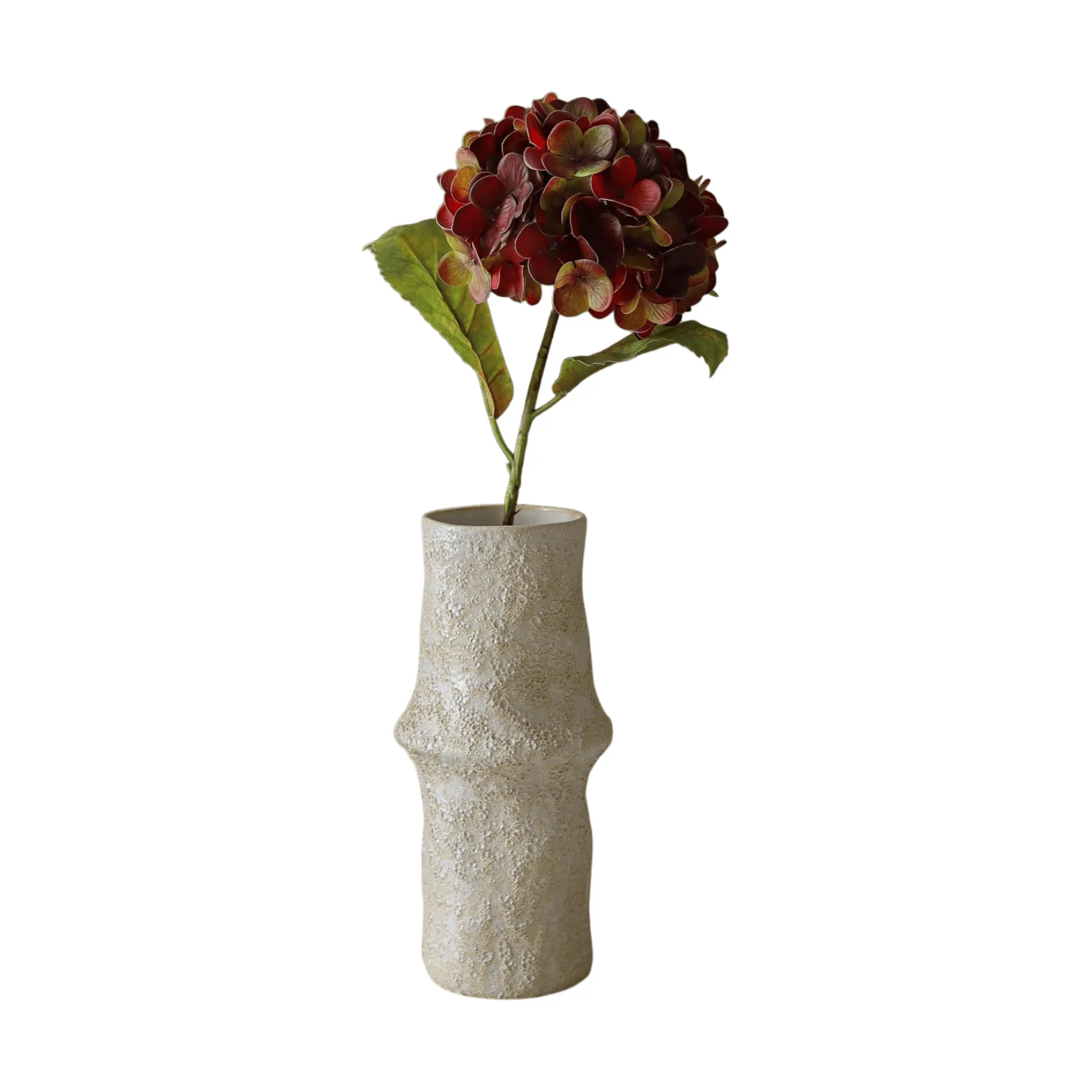 Hortensia konstgjord blomma, Deep burgundy, 60 cm, 1 st Botané
