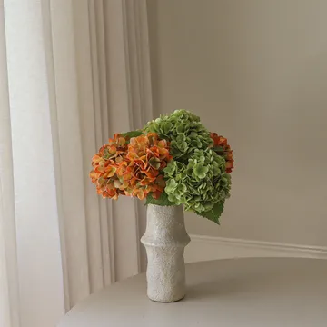 Hortensia konstgjord bukett - Copper, 60 cm, 7 st - Botané