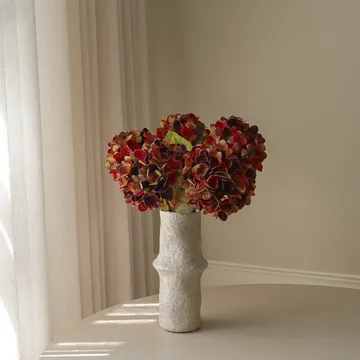 Hortensia konstgjord bukett - Deep burgundy, 60 cm, 6 st - Botané