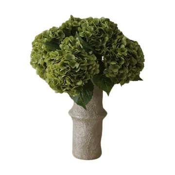 Hortensia konstgjord bukett - Moss green, 51 cm, 6 st - Botané