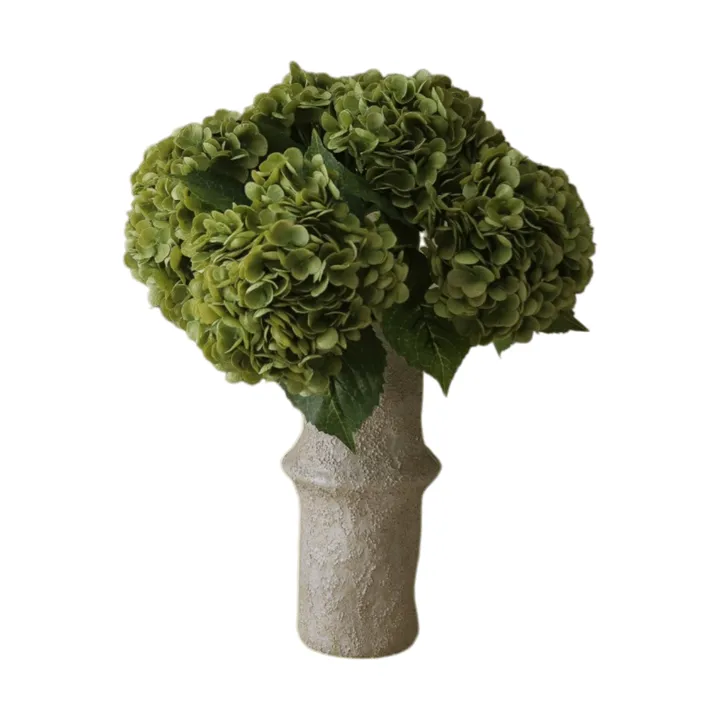 Hortensia konstgjord bukett - Moss green, 51 cm, 6 st - Botané