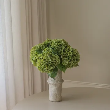 Hortensia konstgjord bukett - Moss green, 51 cm, 6 st - Botané