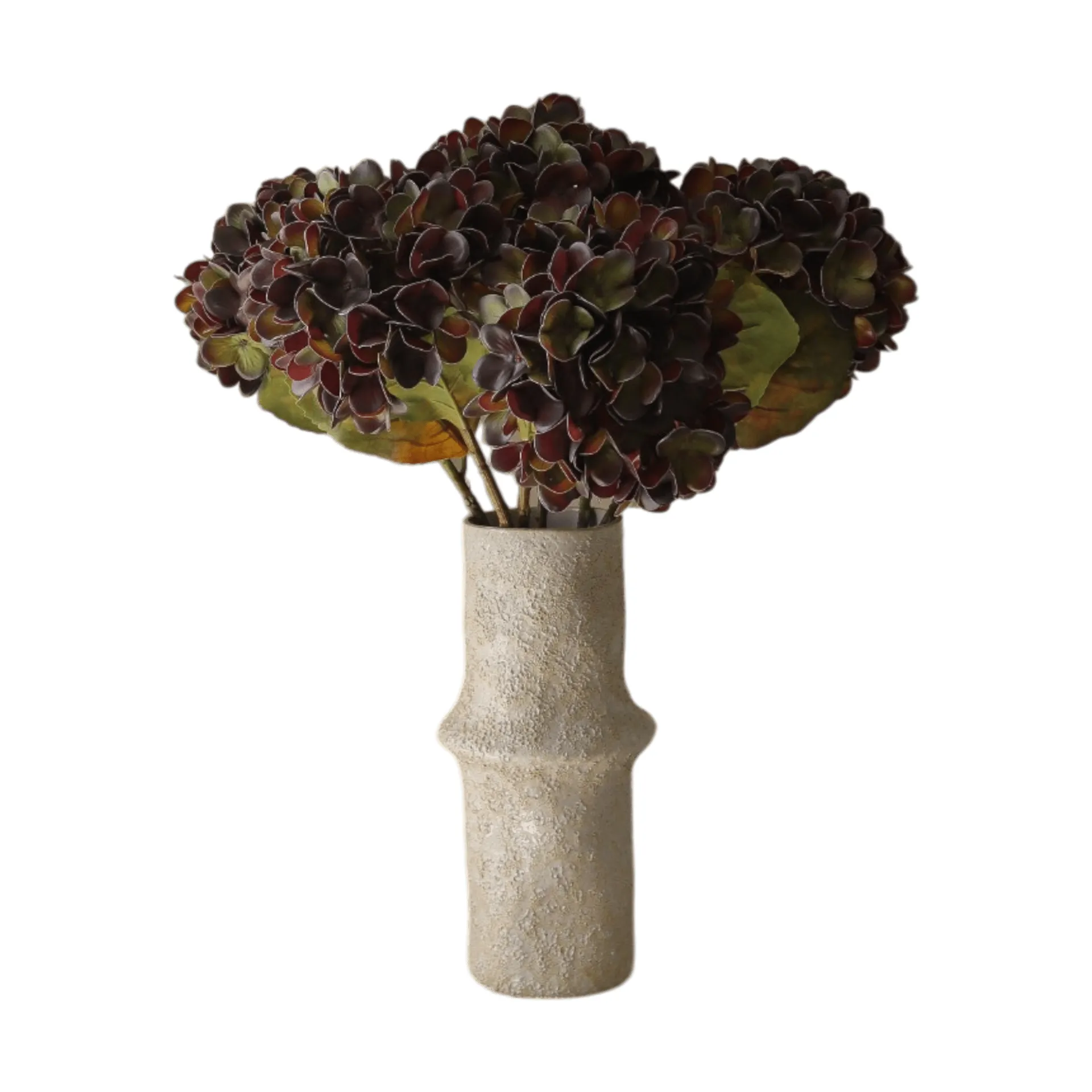 Hortensia konstgjord bukett, Muted purple, 60 cm, 6 st Botané
